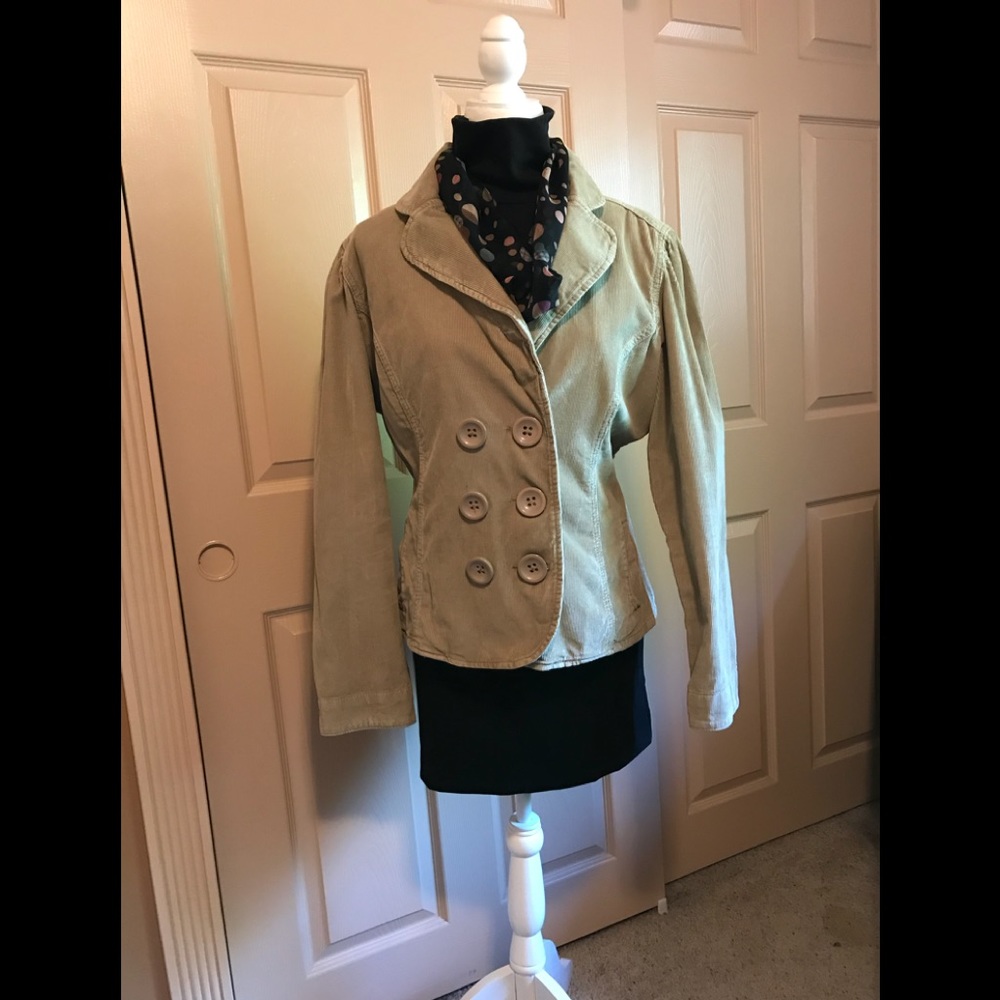 Levi’s Corduroy Double Breasted Peacoat